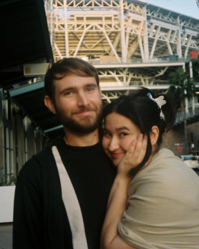 Asher Novkov Bloom dan Stephani Poetri. (Instagram)