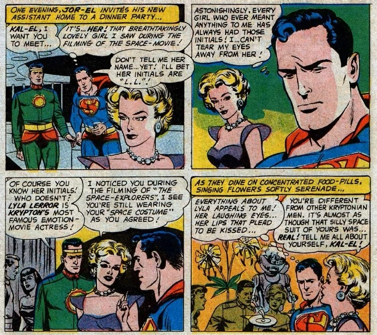 Superman dan Lyla Lerror adalah pasangan yang sama-sama berasal dari Krypton.