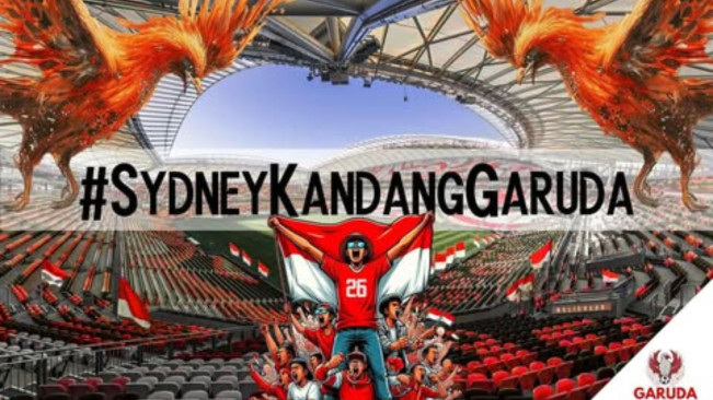 Tagline Sydney Kandang Garuda, Fans Ingin Timnas Main Seperti di Kandang Sendiri Vs Australia