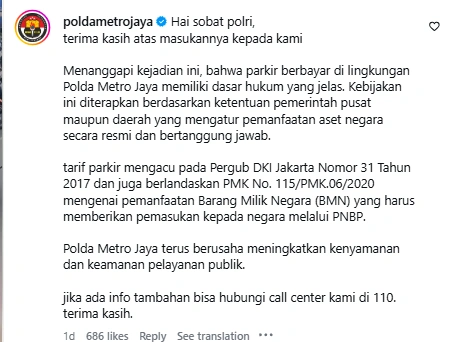 Tanggapa Polda (instagram.com/folkkonoha)