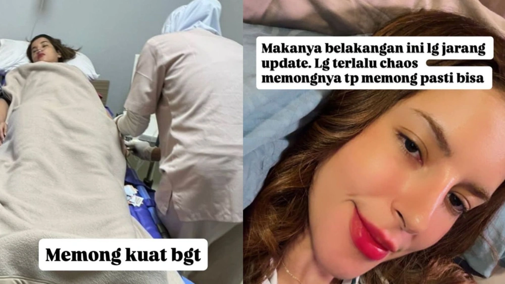 Tasya Farasya sempat dilarikan ke rumah sakit dan mengungkapkan bahwa ia masih berusaha bangkit di tengah kekacauan emosinya. [Instagram]