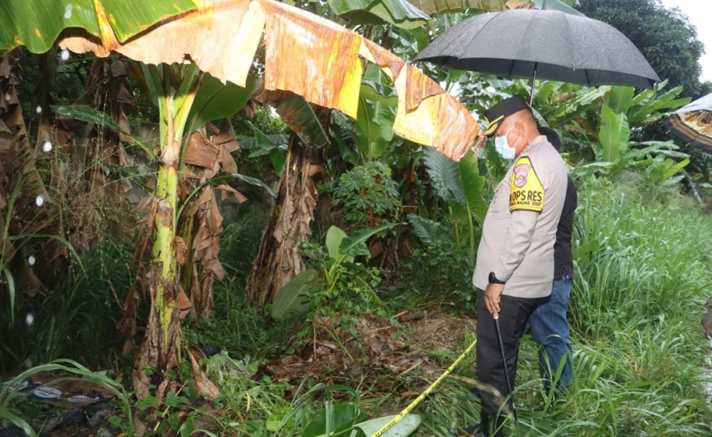 Gempar! Warga Cikupa Tangerang Dikagetkan Mayat OTK di Kebun Pisang