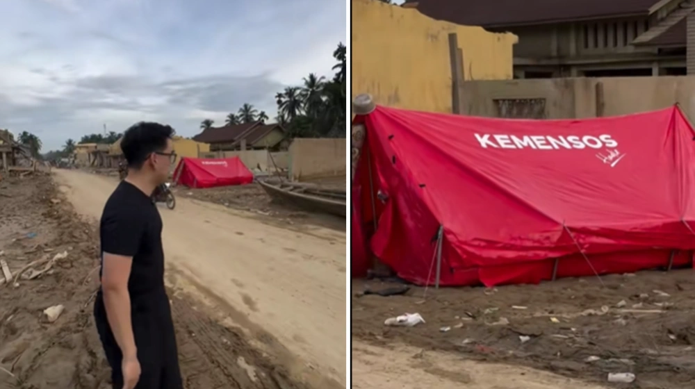 Viral! Bantuan Kemensos di Aceh Tamiang Hanya Satu Tenda, Warganet Nyinyir