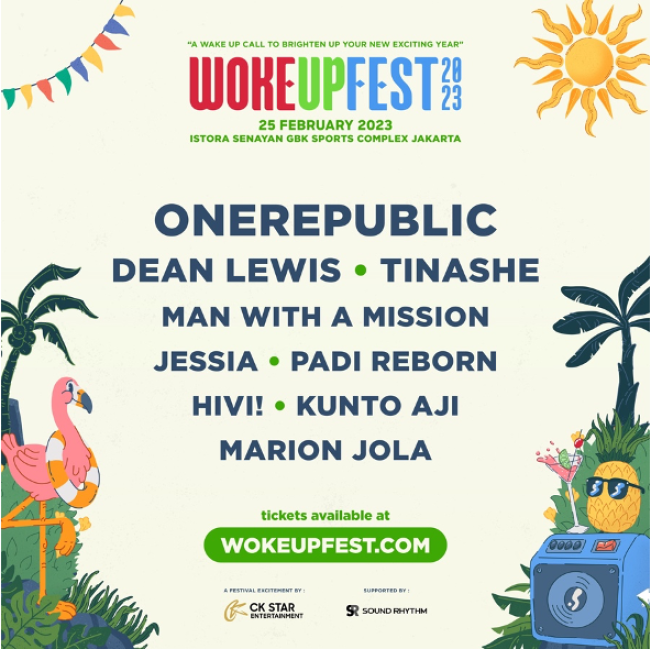 Deretan Musisi Guncang Woke Up Fest Akhir Pekan Ini
