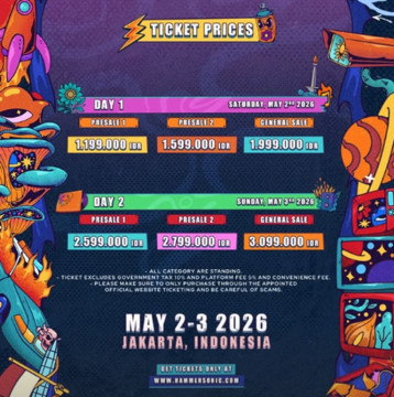 Harga tiket Hammersonic-MCR. (Instagram)