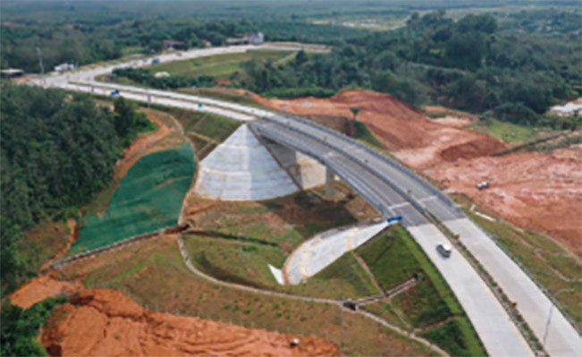 Tol Lingkar Pekanbaru Melintasi Sungai, Bukit dan Lembah Ditarget Selesai Maret 2026