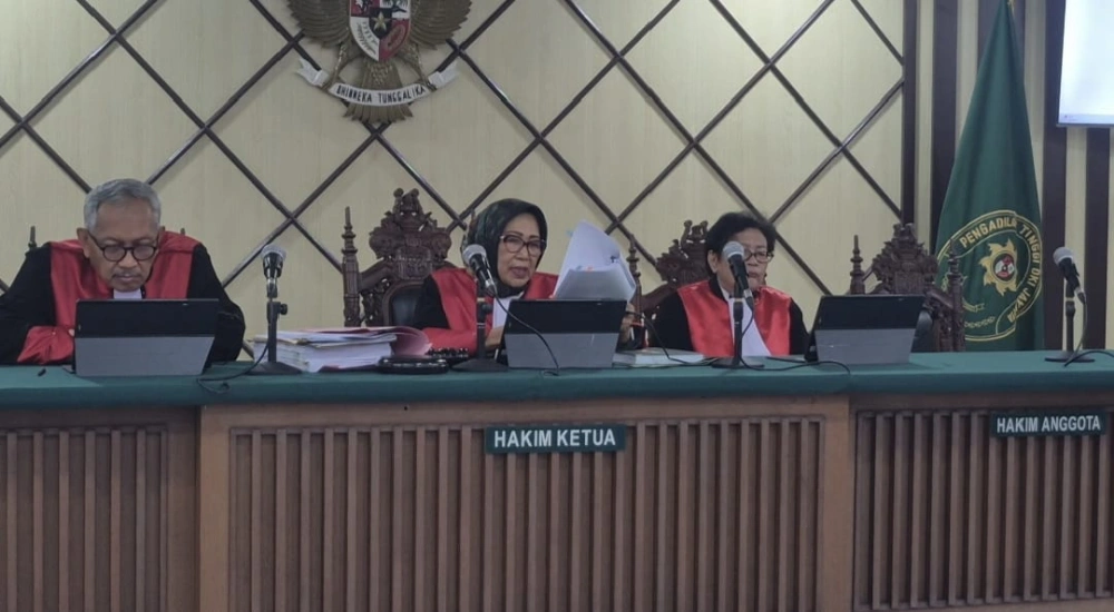 Sidang putusan banding kasus TPPU Nikita Mirzani. [FTNews/Selvianus Kopong Basar]