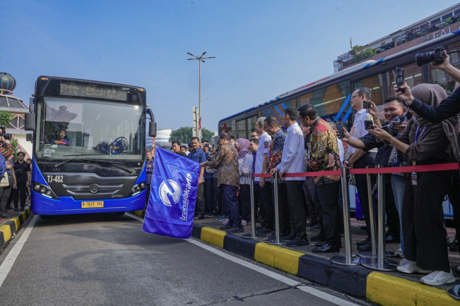 Pramono Anung Resmikan Transjabodetabek Rute Bogor-Blok M
