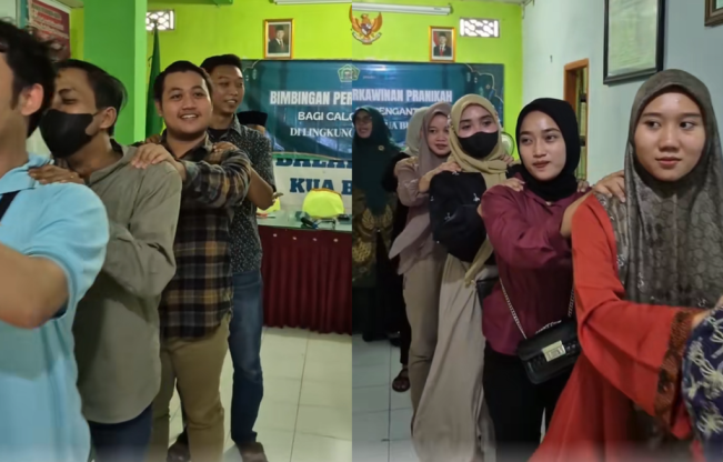 Usai Viral Tepuk Sakinah, KUA Sekarang Punya Yel-Yel Baru 'Kakek Nenek Pijit-pijitan'