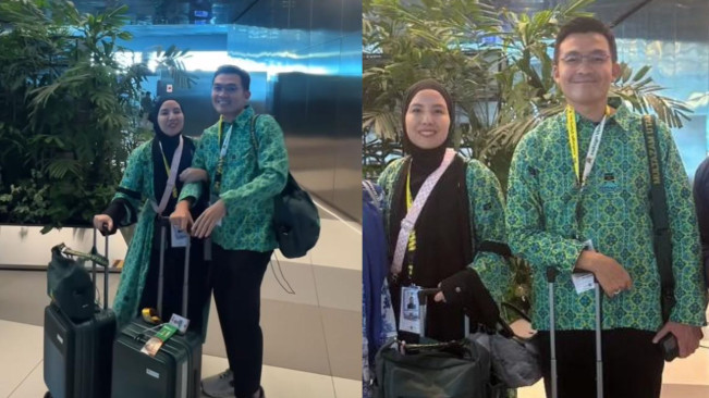 Potret Tya Ariestya dan Suami Sudah Berangkat Haji, Zaskia Sungkar Ikut Mengantar