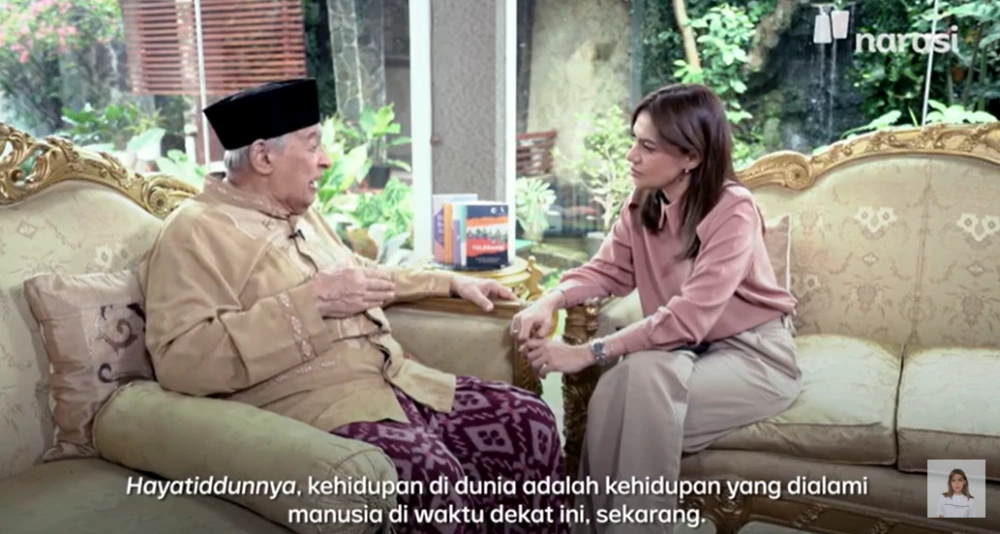 Ulama tafsir Prof Quraish Shihab dan Najwa Shihab. [Youtube]