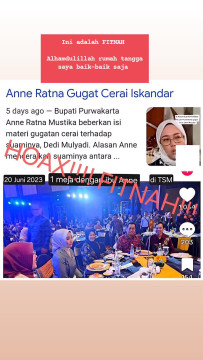 Tangkapan layar ungghan Anne (Instagram)