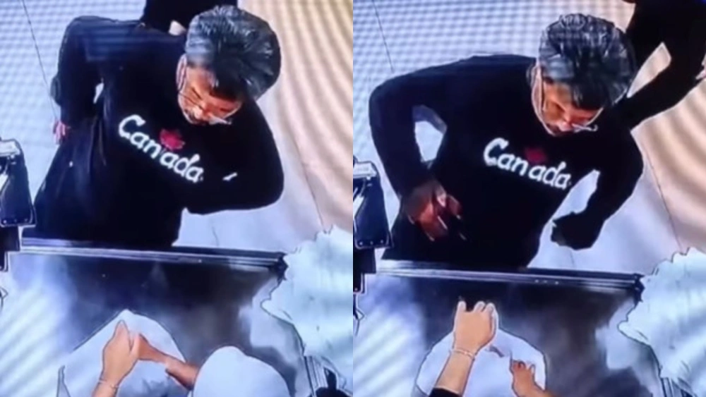 Viral dosen di Makassar ludahi kasir.  ([instagram]