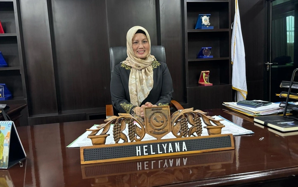 Wagub Babel Hellyana sebelumnya ditetapkan sebagai terdakwa kasus penipuan terkait utang tagihan pemesanan hotel. [Dok. Istimewa]