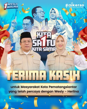 Wesly Silalahi saat pilkada. (Instagram @weslysilalahiofficial)