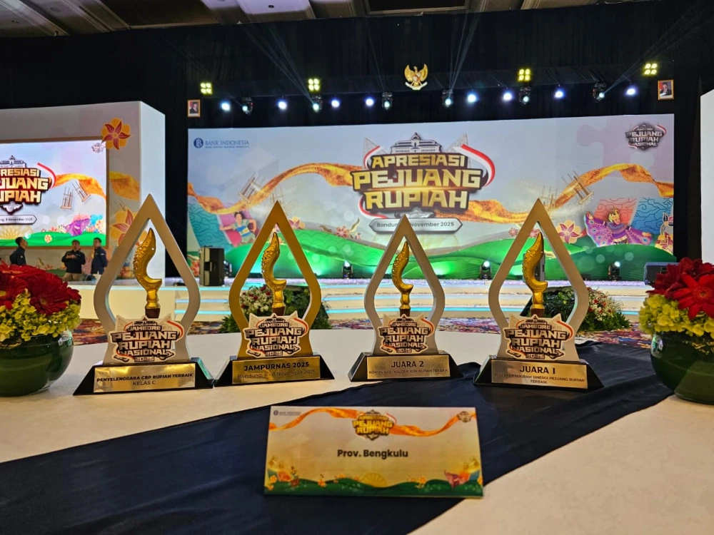 Penghargaan Yang Diraih Bank Indonesia Perwakilan Bengkulu