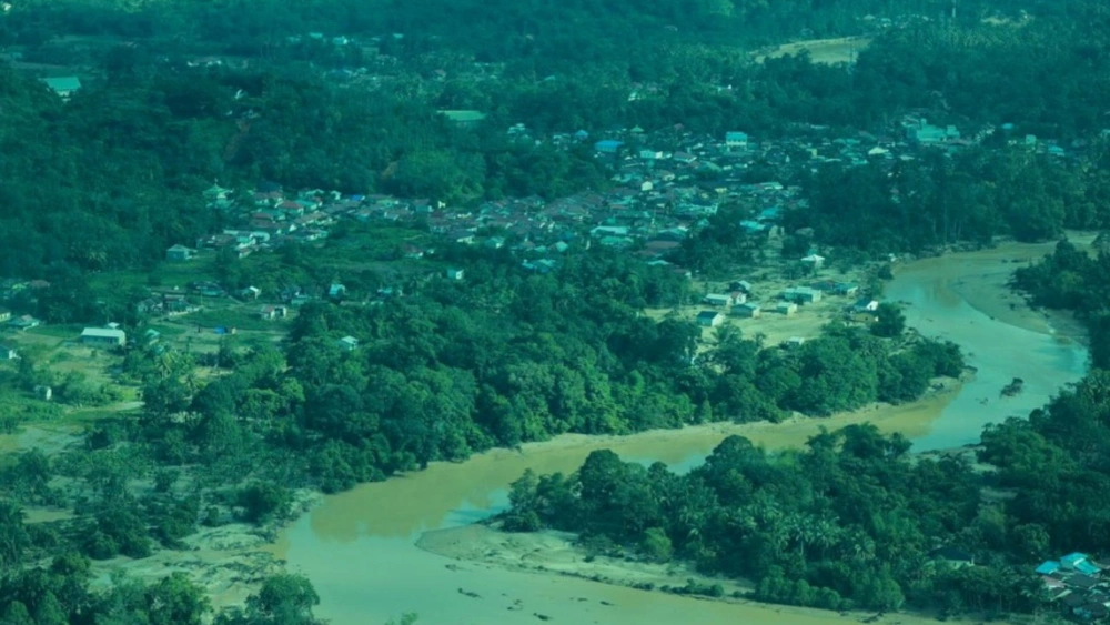 Wilayah bencana di Tapanuli Tengah. [ig @prabowo]
