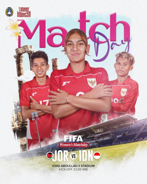 Matchday Indonesia vs Yordania. (Instagram)