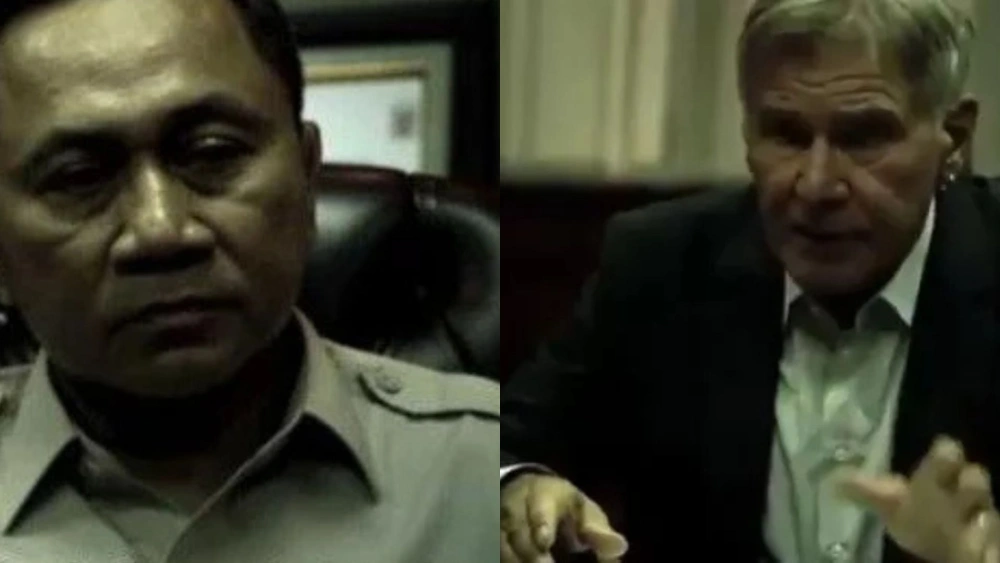 Pertemuan tegang antara Harrison Ford dan Zulkifli Hasan yang kini kembali viral. [Instagram]