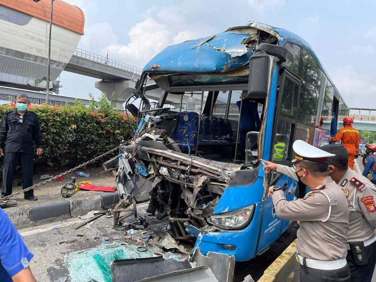 Sopir Bus Transjakarta yang Tewas Tersangka