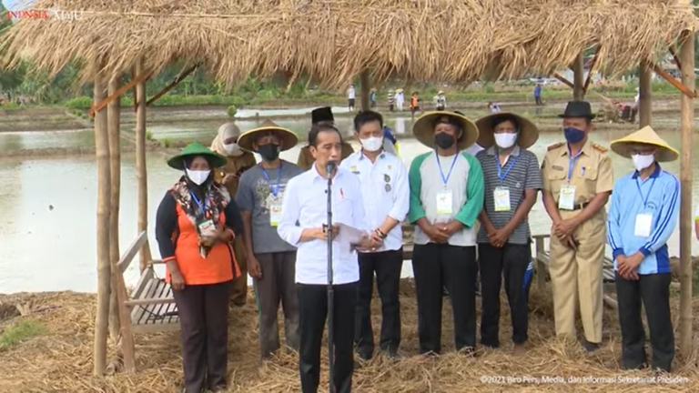 Jokowi: Bendungan Tingkatkan Produktifitas Petani