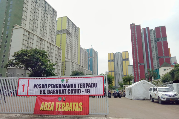 Pengidap Covid-19 di Wisma Atlet Tinggal 129 Orang