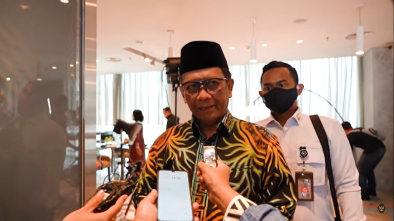 Mahfud MD Temui Perwakilan MPR Bahas Persiapan Pemilu di DOB