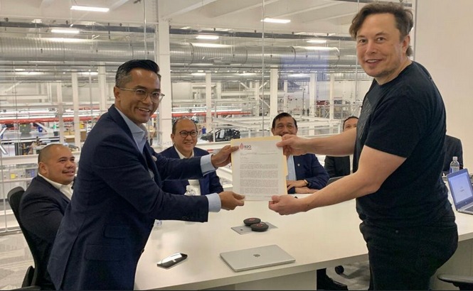 Luhut Bertemu dengan Elon Musk di AS, Ini yang Mereka Bahas