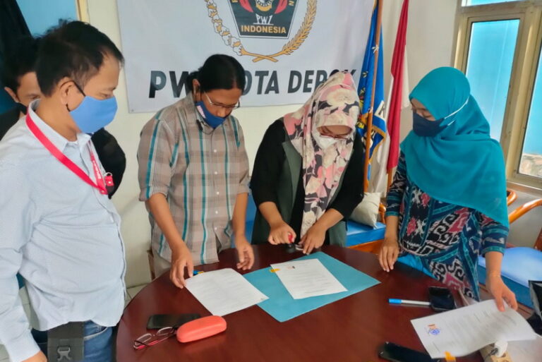 PWI Depok dan PLN Tanda Tangani MoU Pengembangan UMKM