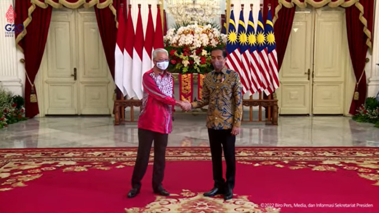 Presiden Jokowi Terima Kunjungan PM Malaysia di Istana Negara