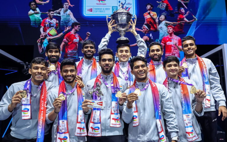 India Catat Sejarah Baru: Juara Piala Thomas 2022