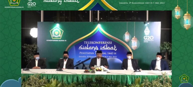 Pemerintah Tetapkan Idul Fitri, Senin 2 Mei 2022