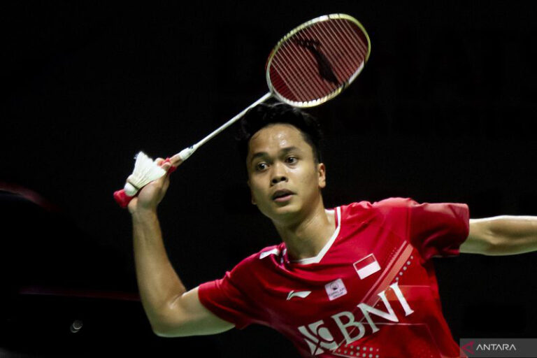 Ginting Sukses Lewati Babak Pertama Indonesia Open 2022