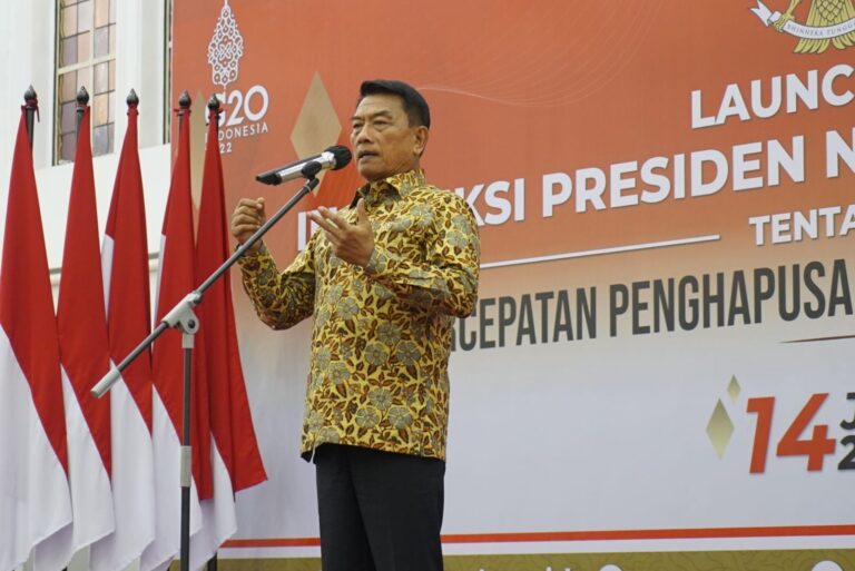 Moeldoko Pastikan KSP Kawal Inpres Penghapusan Kemiskinan Ekstrem