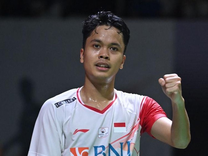 Menang Dua Set, Ginting Melaju ke Perempat Final Indonesia Open 2022