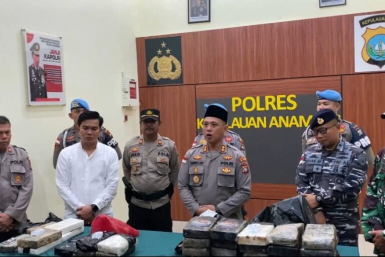 Bertambah! 43 Kilogram Kokain di Anambas Jadi TemuanTerbesar