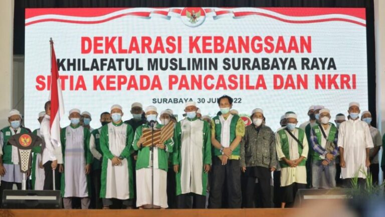 Khilafatul Muslimin Surabaya Raya Deklarasi Setia Pancasila dan NKRI