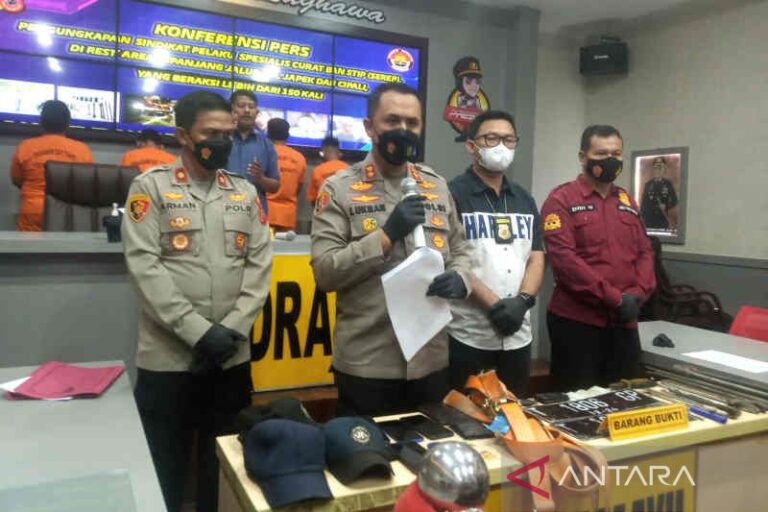 Lima Spesialis Pencuri Ban Serep Truk Dibekuk Polres Indramayu