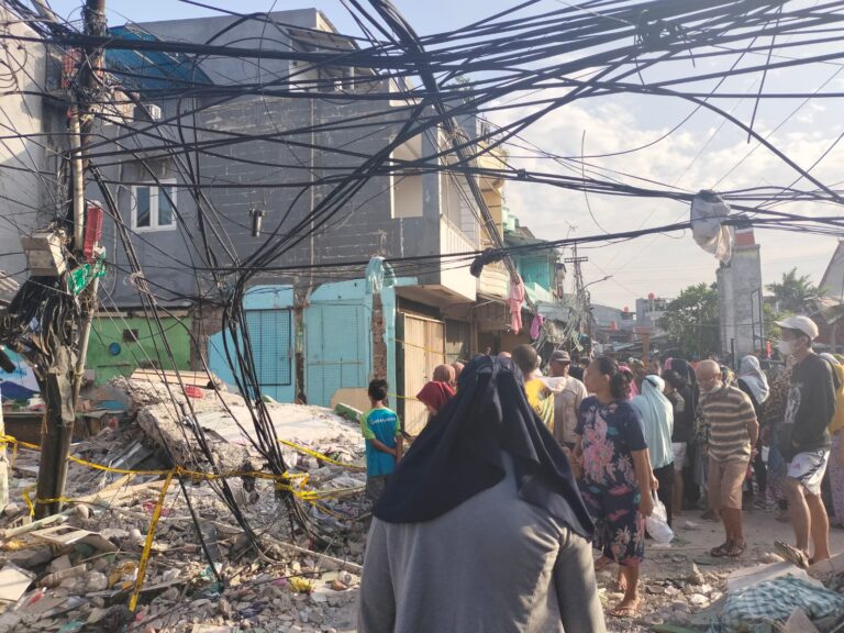 Polisi Dalami Kasus Bangunan Roboh dari Pemkot Jakpus