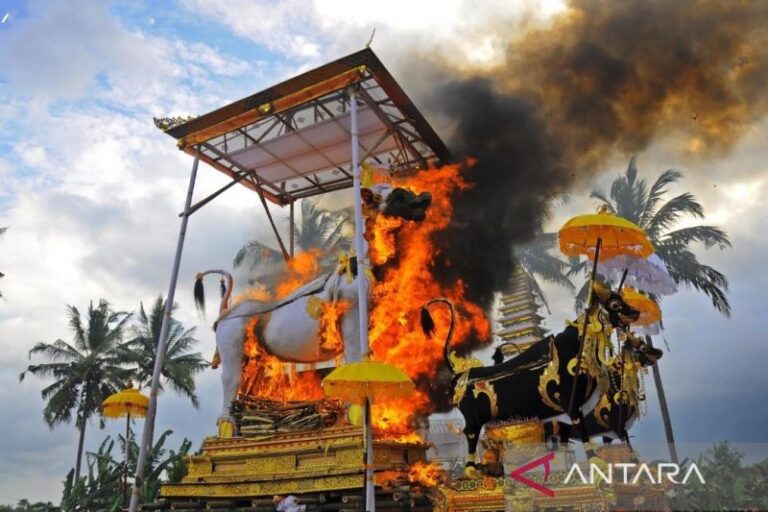 Kompor Meledak saat Ngaben, Sembilan Orang Terbakar