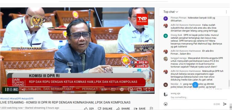 Warganet Bela Mahfud: DPR Seperti Polisi India, Muncul Setelah Penjahat Tertangkap