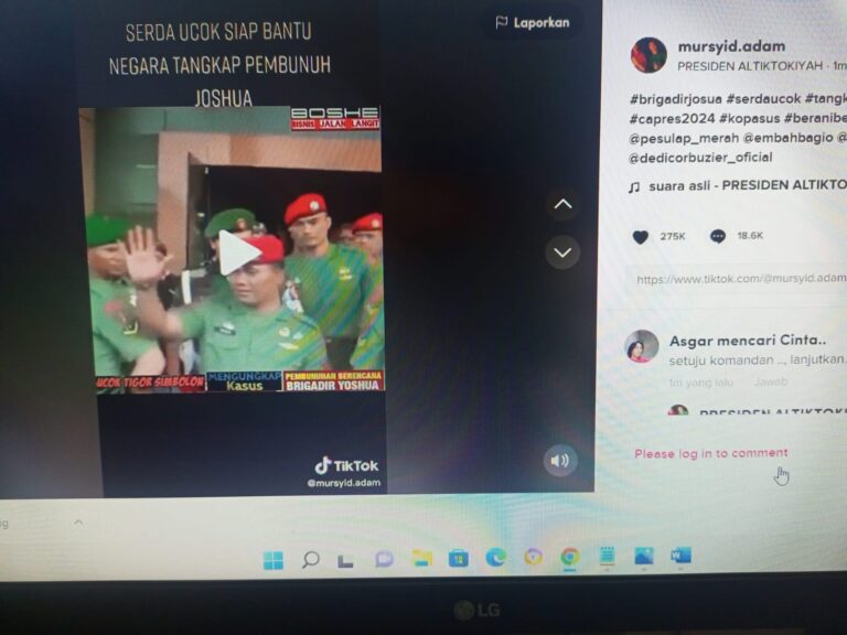 TNI AD Pastikan Pernyataan Pria yang Mengaku Serda Ucok di Tiktok Hoak