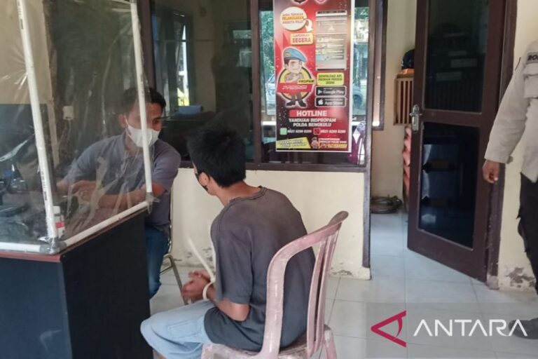 Polisi Ringkus Pemuda Aniaya Ibu Kandung di Bengkulu