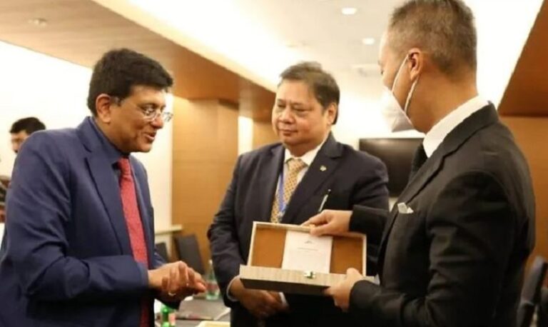 Temui Menteri India, Airlangga Bahas Kerja Sama