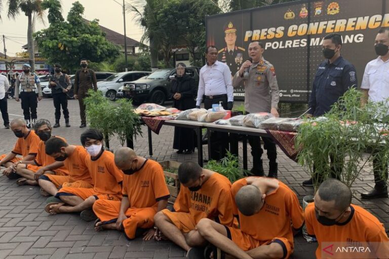 Selama 10 Hari, Polres Malang Amankan 1,6 Kilogram Sabu