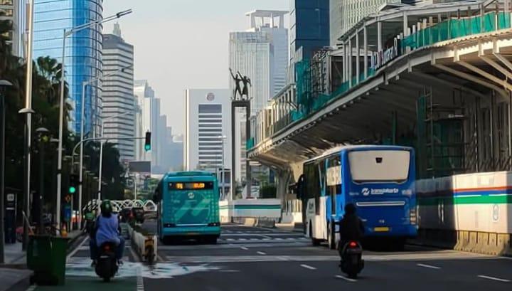 Ada Pengerjaan Proyek MRT, Rekayasa Lalin di Kawasan Bundaran HI Diterapkan