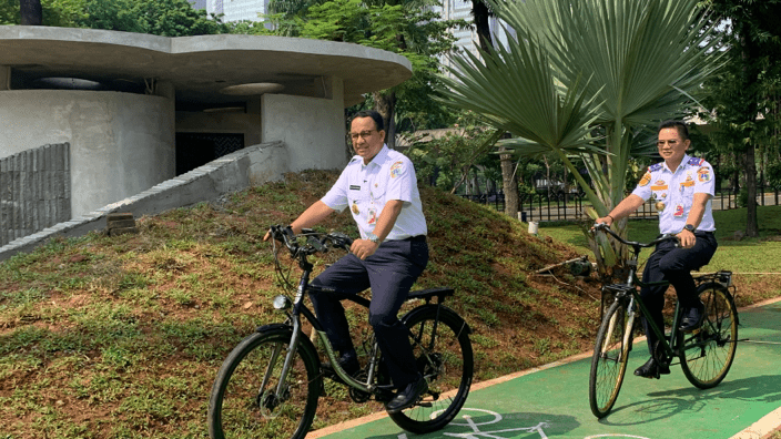 Dishub DKI Sebutkan Fasilitas yang Disediakan di Taman Semanggi