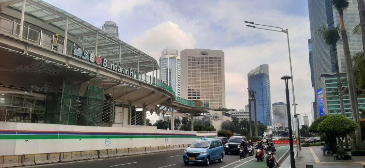 Kemeriahan Pergantian Tahun di Kawasan Sudirman-Thamrin