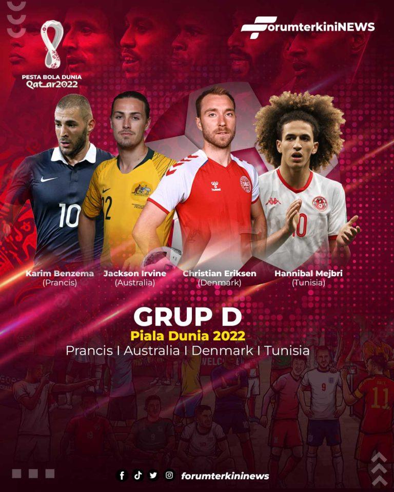 Grup D Piala Dunia Qatar 2022