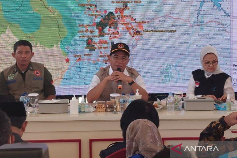 Menko PMK Sebut Penanganan Gempa Cianjur Sudah Terkoordinasi Baik